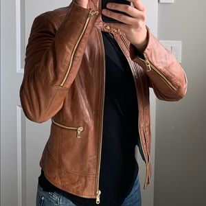 Danier Brown Leather Jacket